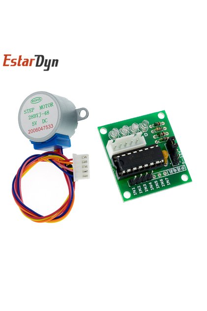 28YBJ-48 و ULN2003 5V 4-Phase 28BYJ-48 DC Gear Stepper Motor ULN2003 Driver Board ULN2003 PIC