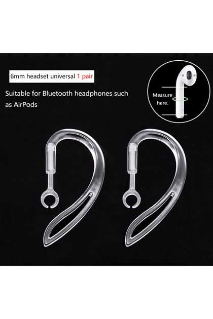 6mm For Airpod Pro 2 Earpods Ear Hooks Holder Bluetooth Earphone Sports Anti Fall Anti-slip S