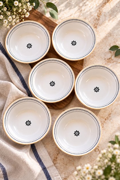 Bertone 6 Piece Luxury Soup Bowl Set