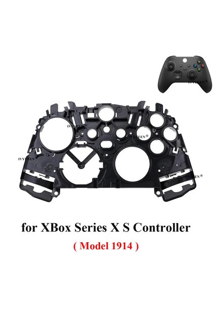 Only Frame IVYUEEN Plastic Middle Frame for Xbox Series S X Core Controller Gamepad Housing Shell In