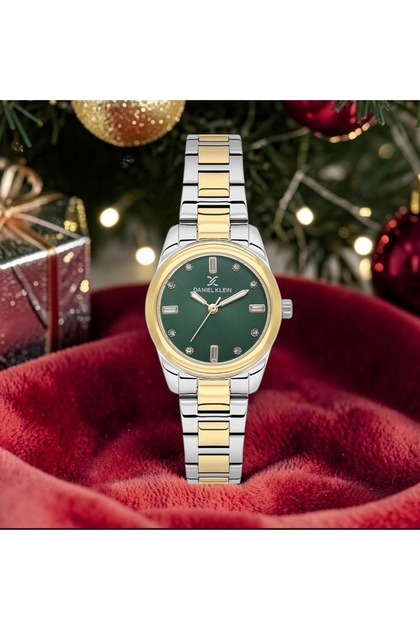 Sarı Gümüş Retro Mini Rolex Kasa Kadın Kol Saati