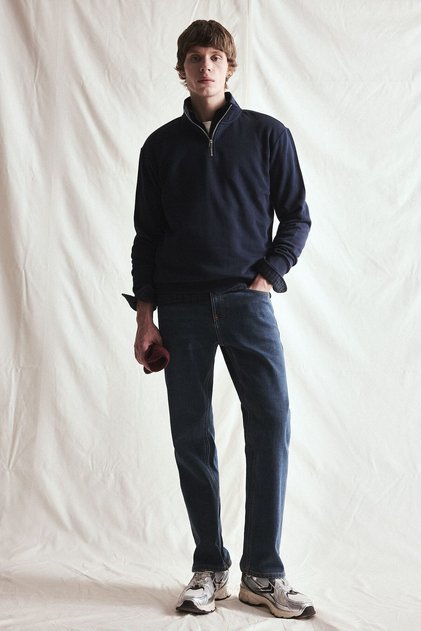 Sergio Regular Fit Normal Waist Pipe Leg Jean Trousers V0794Az25Wn
