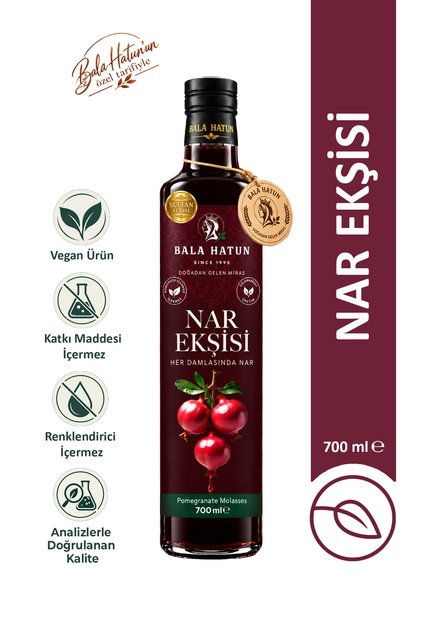 Nar Ekşisi 700g - %100 Nar Özü, Katkısız ve Koruyucusuz - Pomegranate Molasses