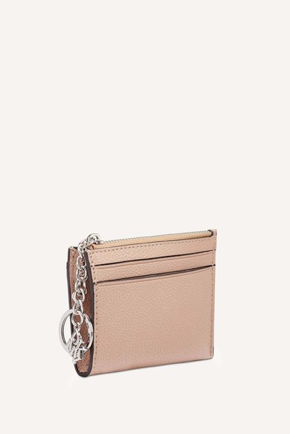 SARAH TOP ZIP CARDHOLDER-CAP - CAPPUCINO-N/S