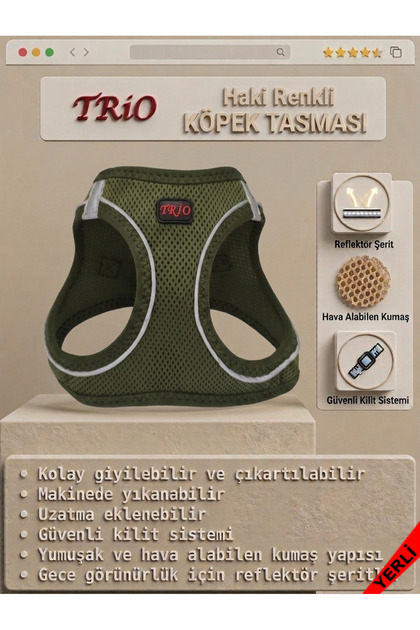 Air -Mesh Small and Medium Breed Cat Dog Chest Harness Soft, Breathable, Extra Durable