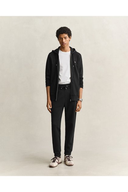 Men's Black Regular Fit Sweatpants