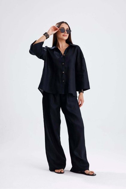 Gabriel 100% Linen Shirt Trousers