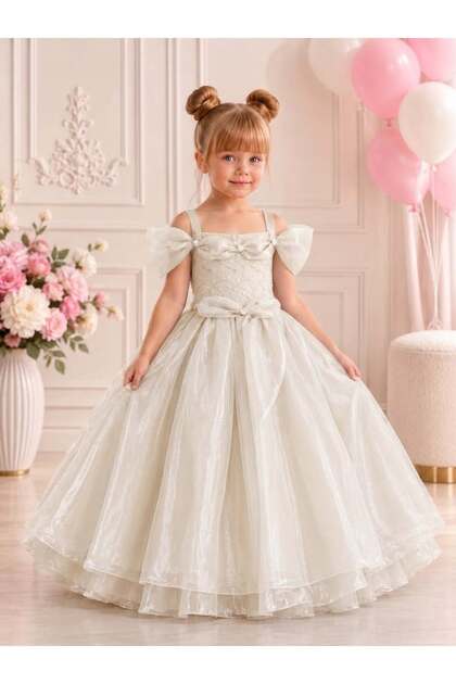 Girls' Dress with Straps, Princess Dress