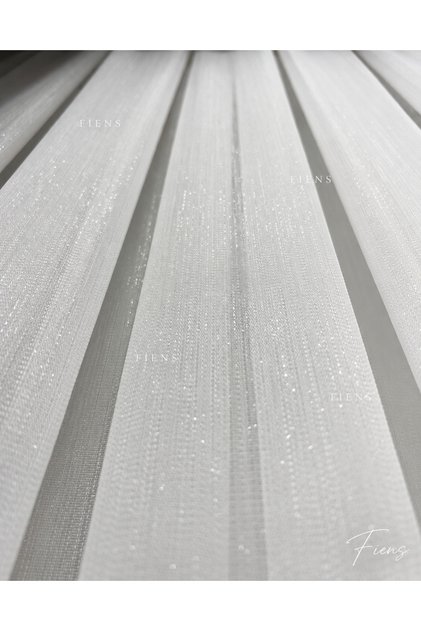 SİMLİ BAMBU DÖKÜMLÜ 1/3 Sık Pileli Tül Perde Ağır Gramajlı Ütü Gerektirmez Sade,kaliteli, Yumuşak Doku En Çok Satılan