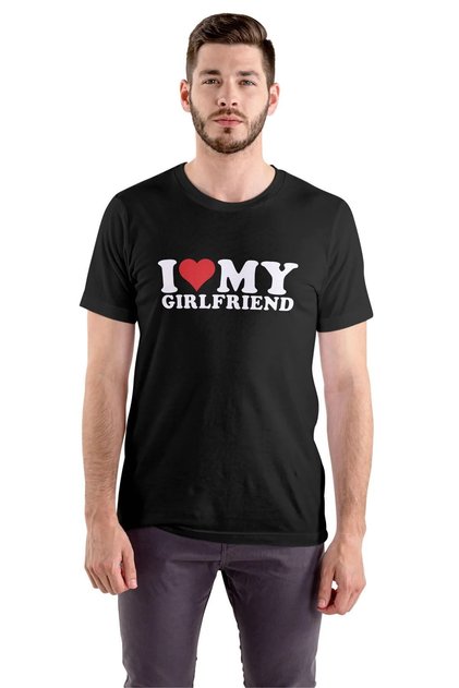 I Love My Girlfriend Couple t Shirt Valentine's Special Gift Tshirt