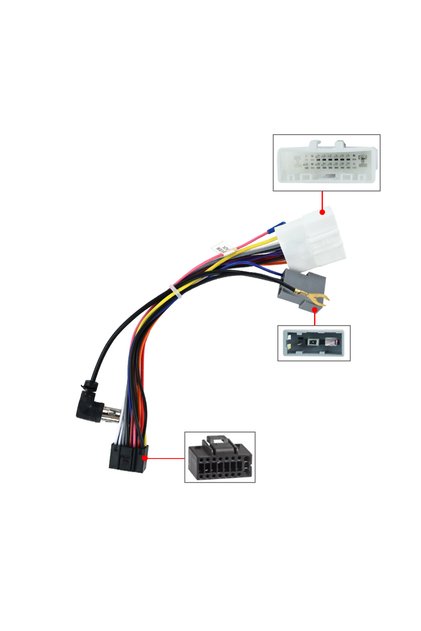 CABLE-40 MEKEDE Audio Wiring Harness Cable Adapter Connector Wire Plug Kit For Nissan Universal Car