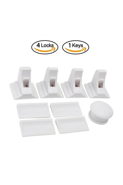 TD1230-4-1 Magnetic Child Lock Children Protection Baby Safety Lock Drawer Latch Cabinet Door Lock L