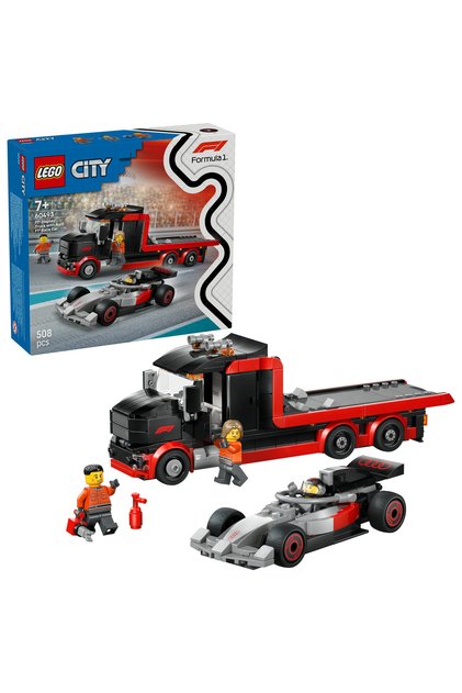 Set oraș - Camion de prezentare F1 cu mașină de curse Audi F1 (60493)