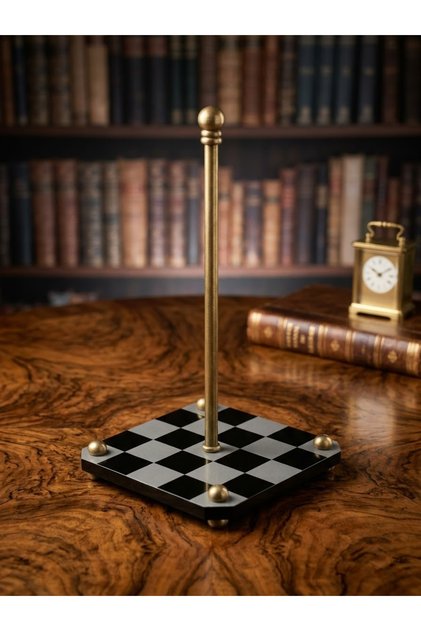 Kare Matgold Checkerboard Patterned Paper Towel Holder