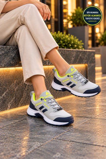 Unisex Su Geçirmez Poli Taban Spor Ayakkabı-Buz