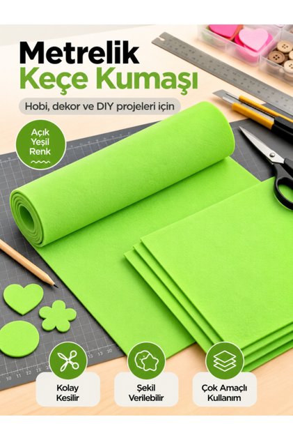 Meterage Thin Felt Fabric Felt 1 mm Activity Felt Colorful Felt Handicraft Felt 1 Meter (100Cmx100Cm)