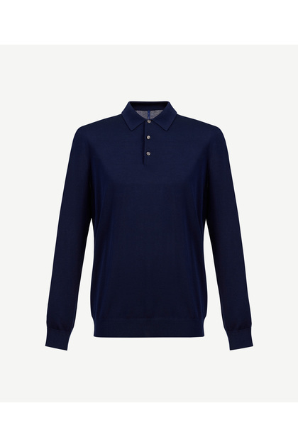 Regular Polo Neck Long Sleeve Sweater