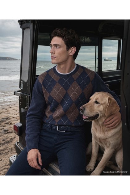 Regular Crew Neck Long Sleeve Sweater