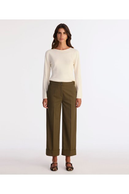 Straight High Waist Pants