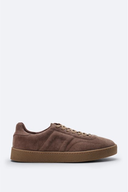 Men's Brown 100% Leather Casual Shoes A61Y8007