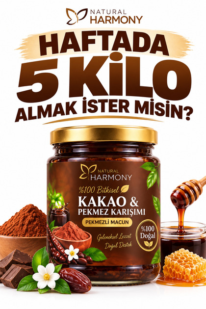 Kakaolu, Pekmez , Arı Sütü Bal Ve Vitamin Deposu - kilo-alma- kilo-aldirici-iştah-açici Özel Karışım Macun
