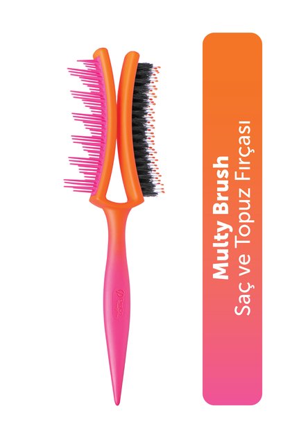 Beauty Pro Multybrush - New Generation Bump Brush - Suitable for Use on Wavy/Curly/Straight Hair