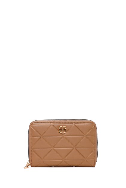 Women's Beige Printed Wallet 000A2D564926