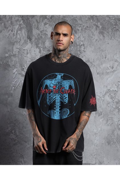Alice in Chains “Them Bones 1992” Short Sleeve Unisex Oversize Tshirt