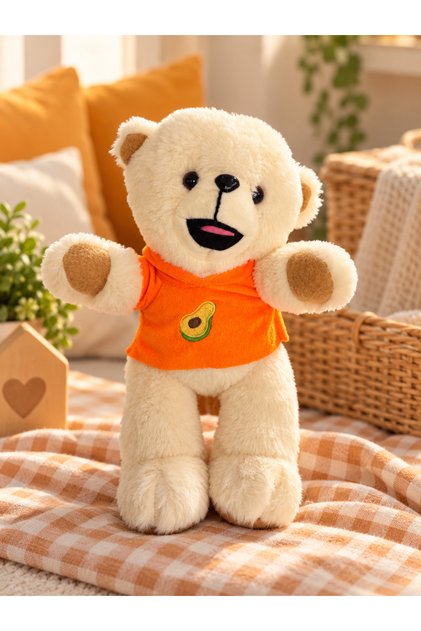 Yumuş 30 cm Peluş Kıyafetli Oyuncak Yumoş Ayı Sevimli Ayıcık