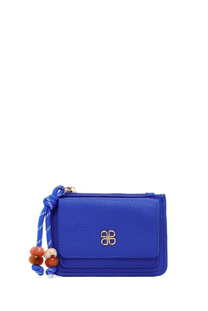 Women's Blue Charm Card Holder 000A2D5641Ft