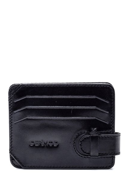 Men's Black Leather Card Holder 000A2D310718