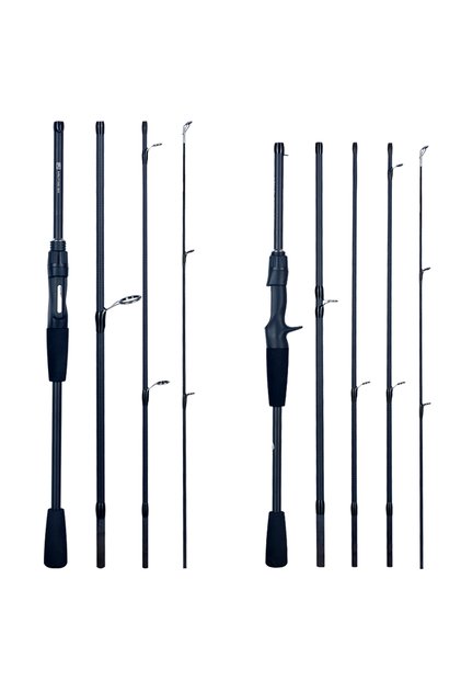 Casting 2.4m FLENHAI Spinning Baitcasting Travel Carbon Mini Fishing Rods 1.8~2.4m Casting Weight 5-