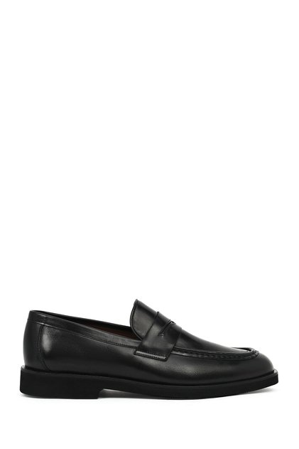Men's Black Leather Classic Loafer 26Sfd601818