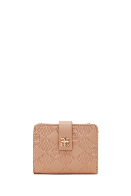 Women's Beige Printed Wallet 000A2D564426