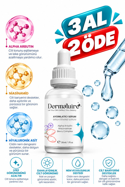 Anti-Blemish Brightening Serum ( Alpha Arbutin, Niacinamide, Berry Complex) - 30ml