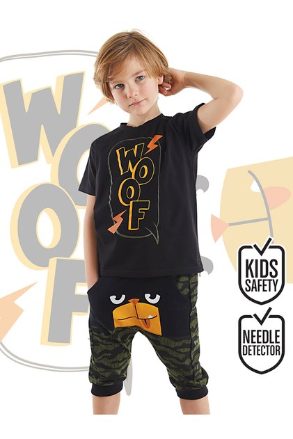 Woof Boy's T-shirt Capri Shorts Set