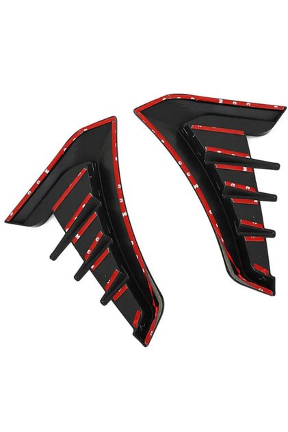 Decoratiuni exterior auto, ventilatie ornament, stickere capota, ABS, montaj adeziv, universal