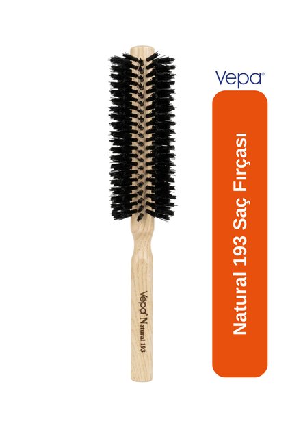 Natural Hair Brush 193 - Heat Resistant, Anti Static, Natural Straightening