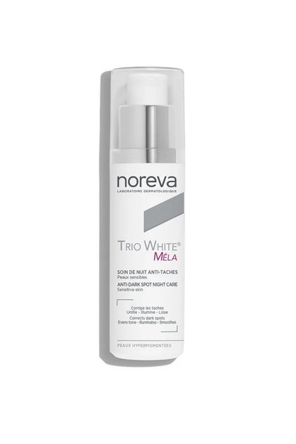 Noreva Trio White Mela Cream Night Care Dark Spot Corrector and Skin Tone Corrector 30ml