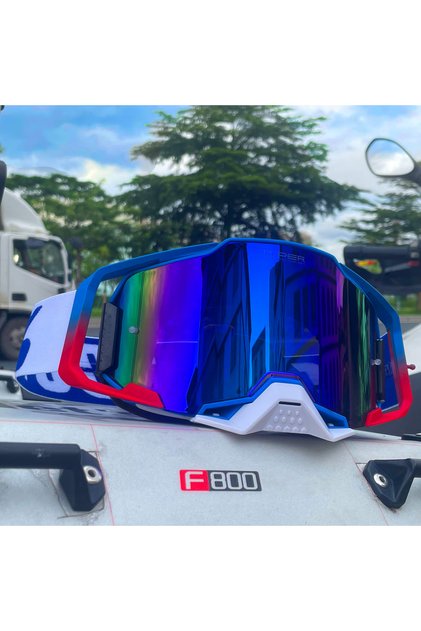 ErWE Quick Replacement Lens Motorcycle Goggles, Anti Fog Lenses-Off-Road Motorcycle ATV MX Riding Gl
