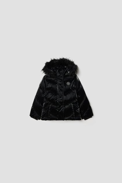 Girl's Black Coat