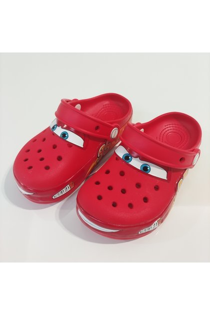 C12 Red Hot Seller Lightninged 95 Cars Hole Slippers Cartoon Solid Waterproof Slippers Outdoo