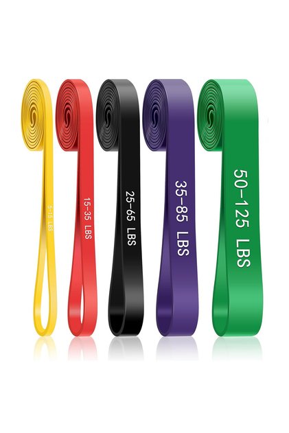 5pcs 4/5-Level Resistance Bands for Working Out, Pull Up Assistance Bands