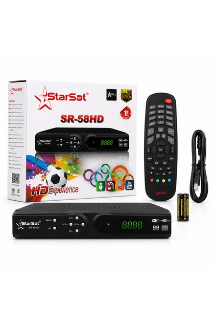 SR-58HD Full HD DVB-S2 Satellite Receiver with HDMI, USB PVR and EPG