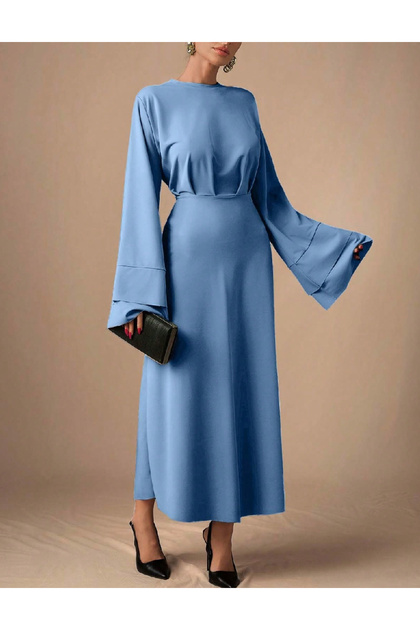 Rochie lunga, Bleu