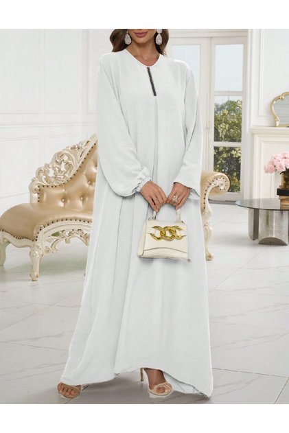 Rochie lunga, Alb