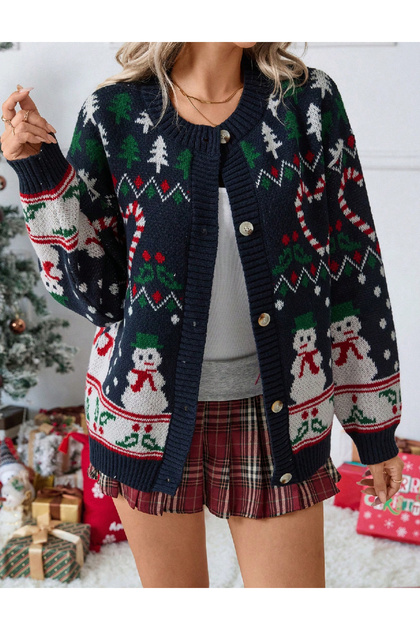 Cardigan Oversize, Mix culori