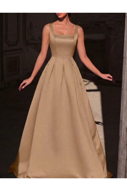 Rochie lunga, Crem