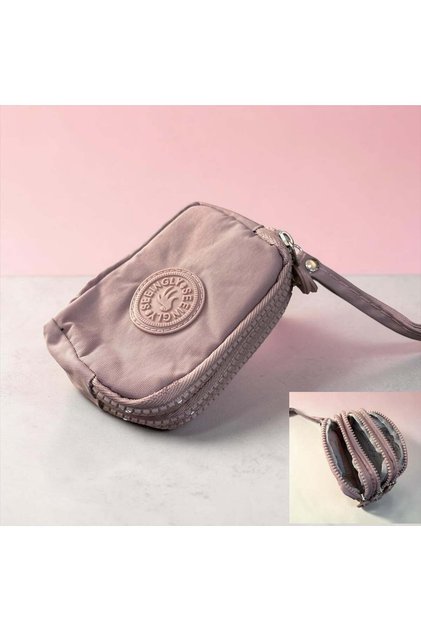 Dusty Pink Multi-Purpose Coin and Card Holder Wallet