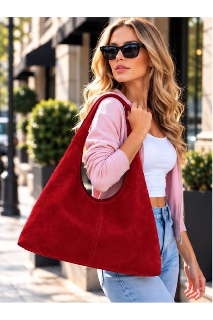 Women's Suede Shoulder Bag